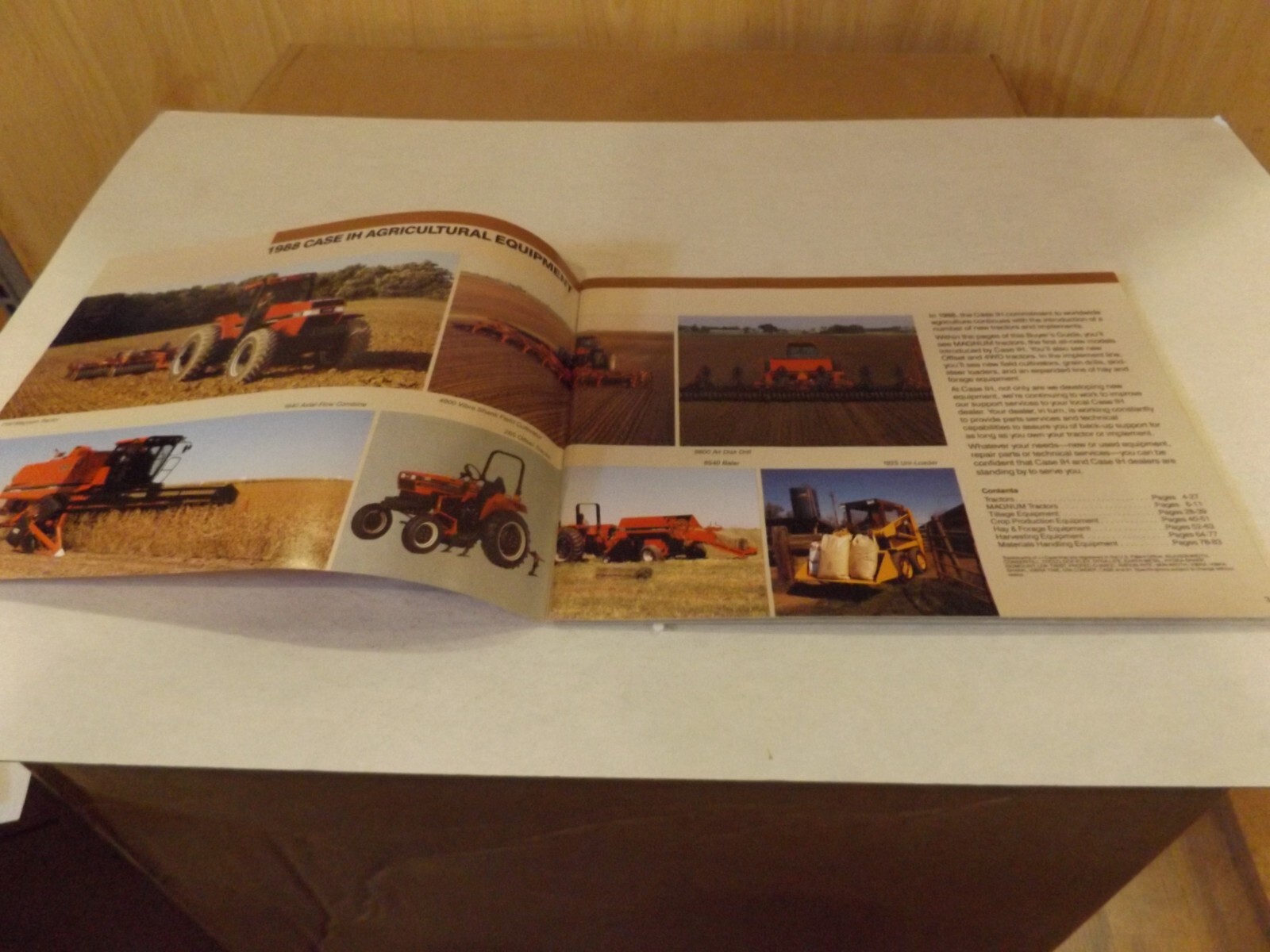 1988 CASE-IH FARM EQUIPMENT BUYER&rsquo;S GUIDE , LIT # AD-60099-D