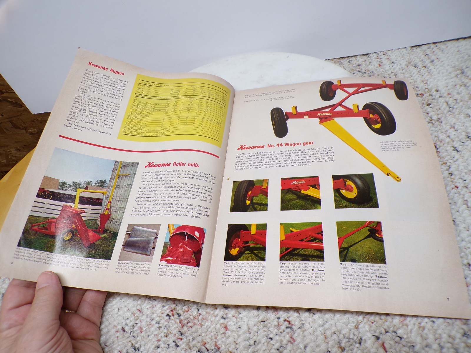 New Crop Handling-Tillage Tools Kewanee Farm Machinery Catalog #E771 Illinois