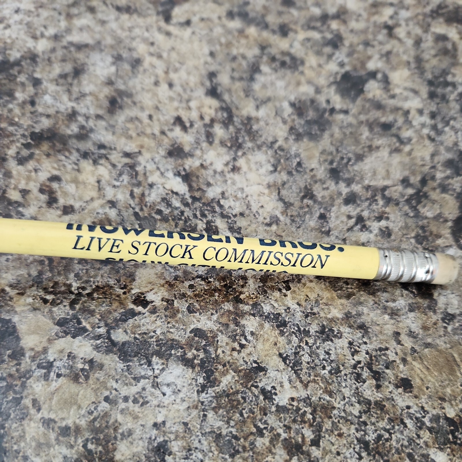 Vintage Ingwersen Bros Live Stock Commission Sioux City Iowa Pencil