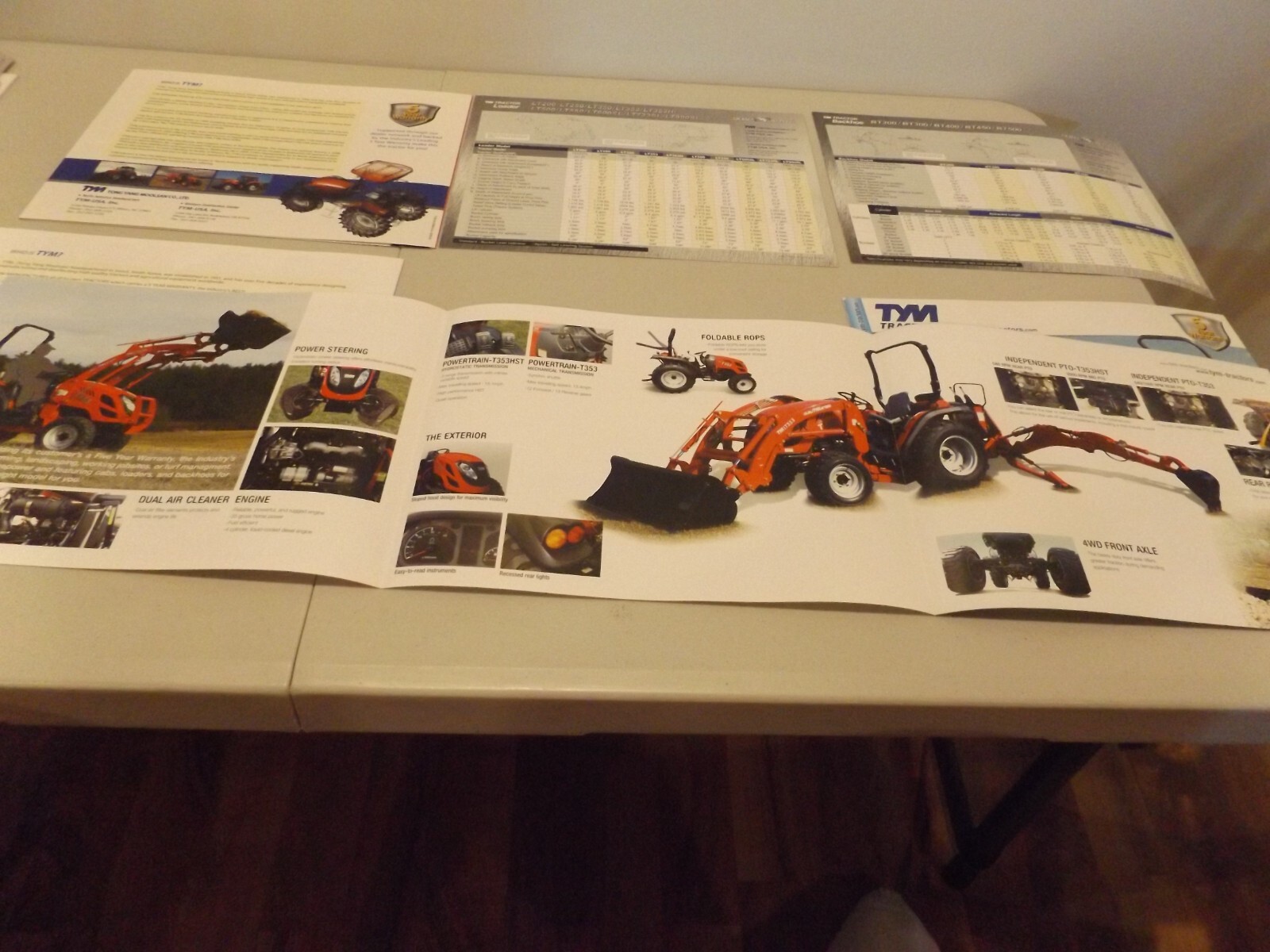 6-pc. TYM SERIES TRACTORS 23 to 100 HP, 2009-2013