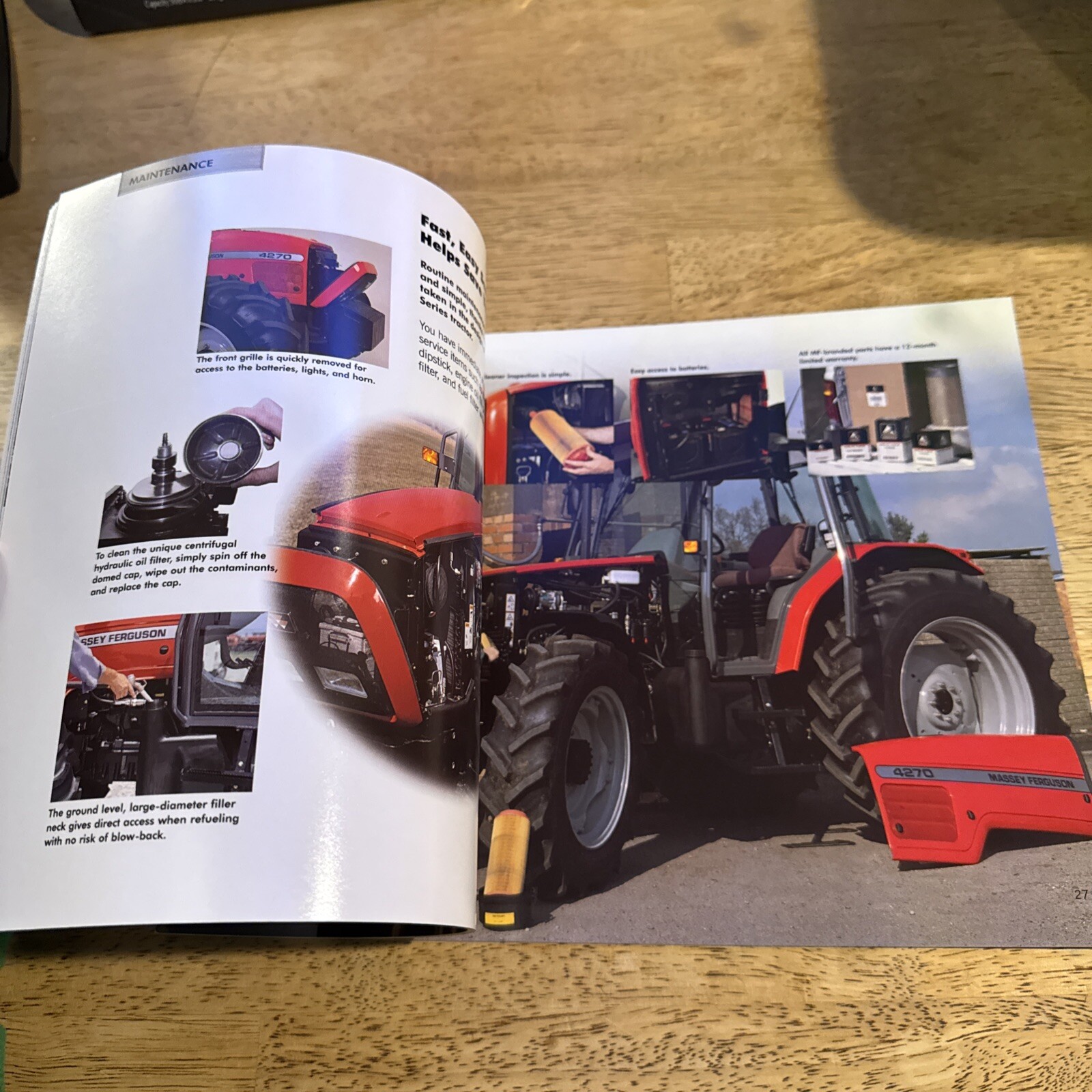 2001 MASSEY FERGUSON 4200 Series 55-99 PTO HP Tractors Sales Brochure