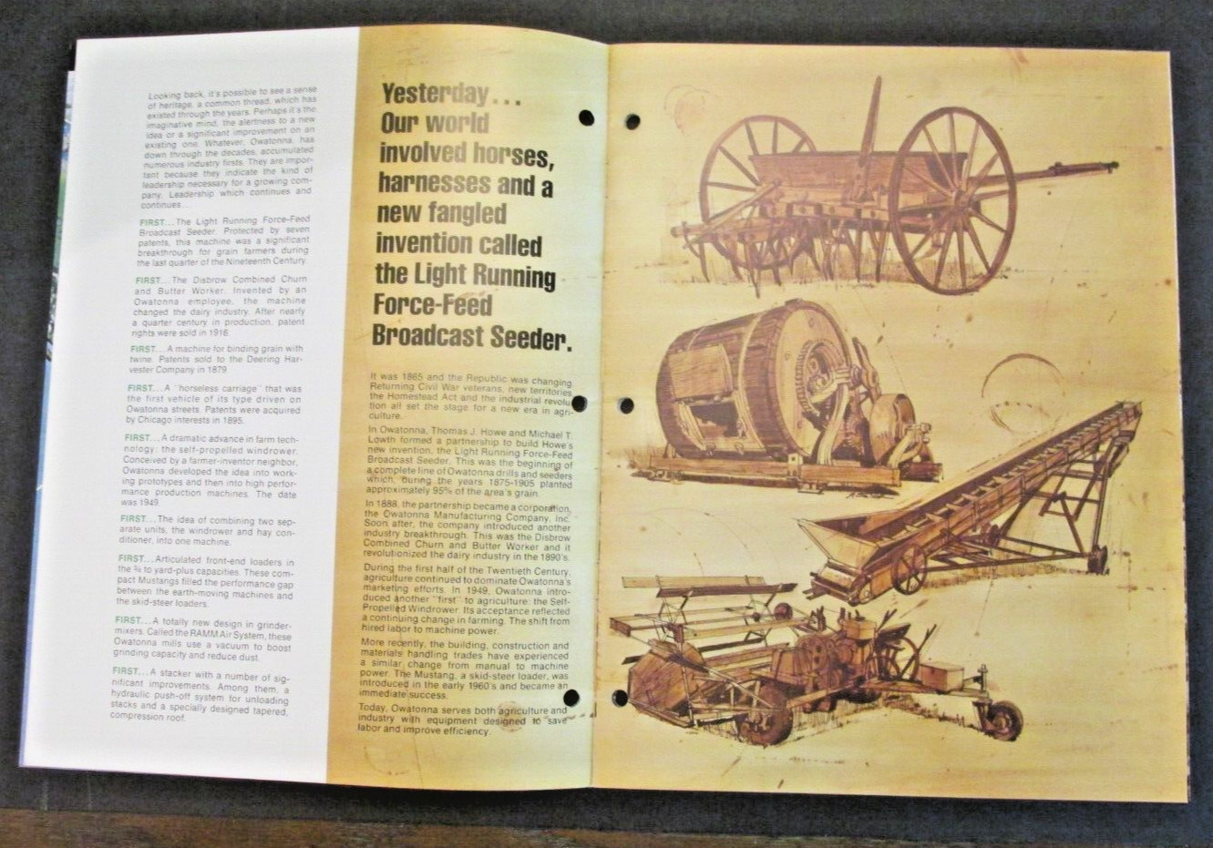 VTG Growing World Owatonna Ad Brochure Catalog Mustang Skid Loader Tractor MN US