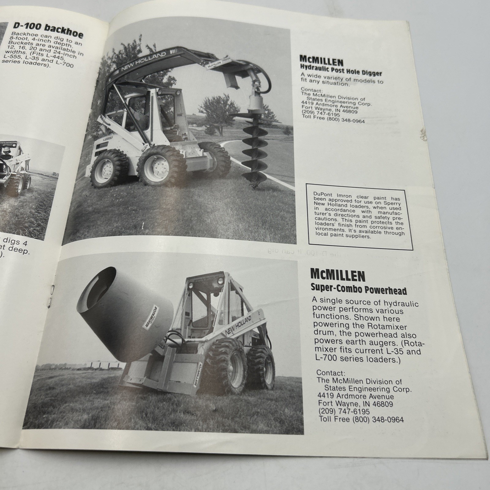 Sperry New Holland Attachments For Skid-Steer Loaders