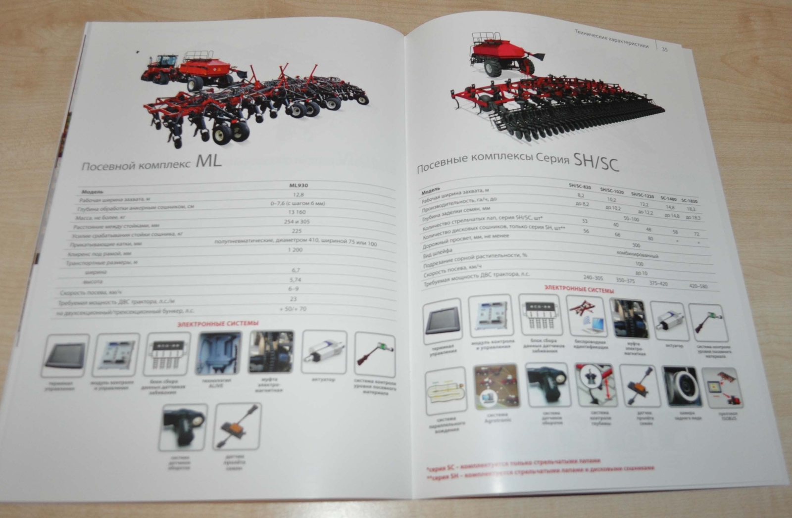 Rostselmash Soil cultivation and sowing equipment Tractor Brochure Prospekt