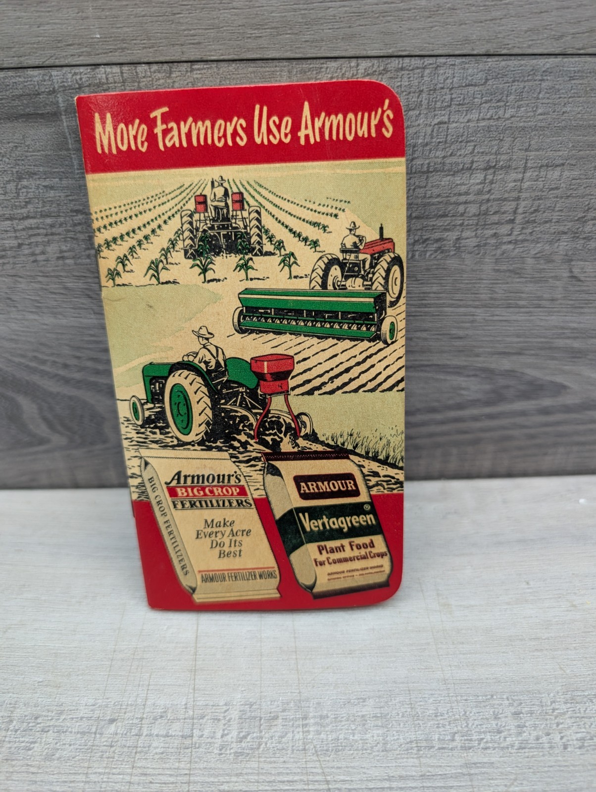 1952-1953 Armour&rsquo;s Fertilizer & Vertagreen Plant Food Pocket Notebook Calendar