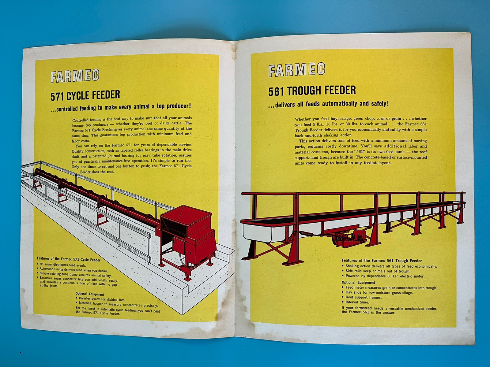 Vintage Farmec Feeding and Transfer System Buyers Guide.