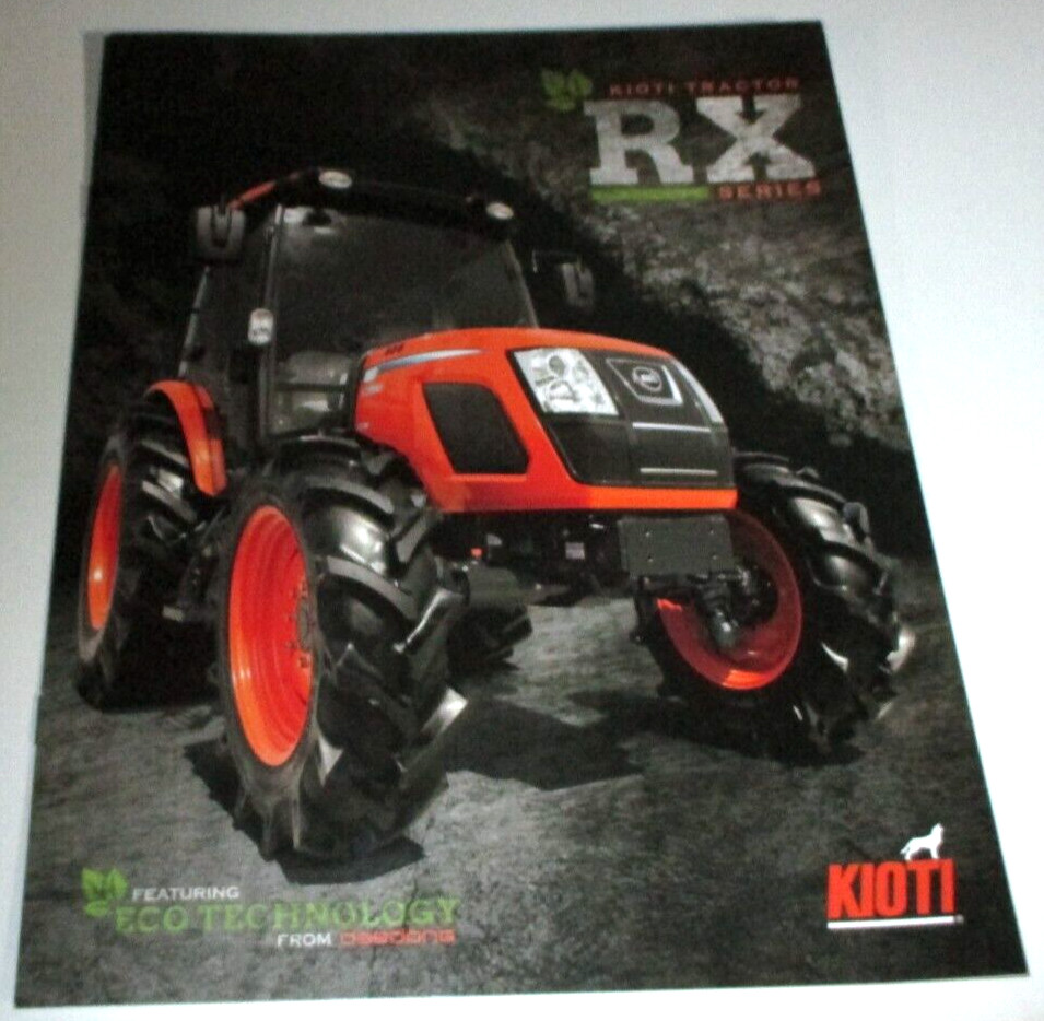 *Kioti RX Series Tractor Sales Brochure Model RX6620 RX7320 C/P/PC/PCCR 12/13