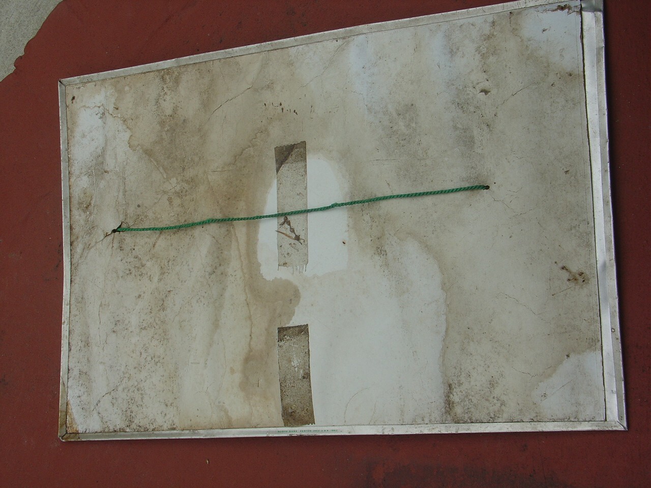 Vintage Roto-Hoe Outdoor Power Equipment Dealer Embossed Sign