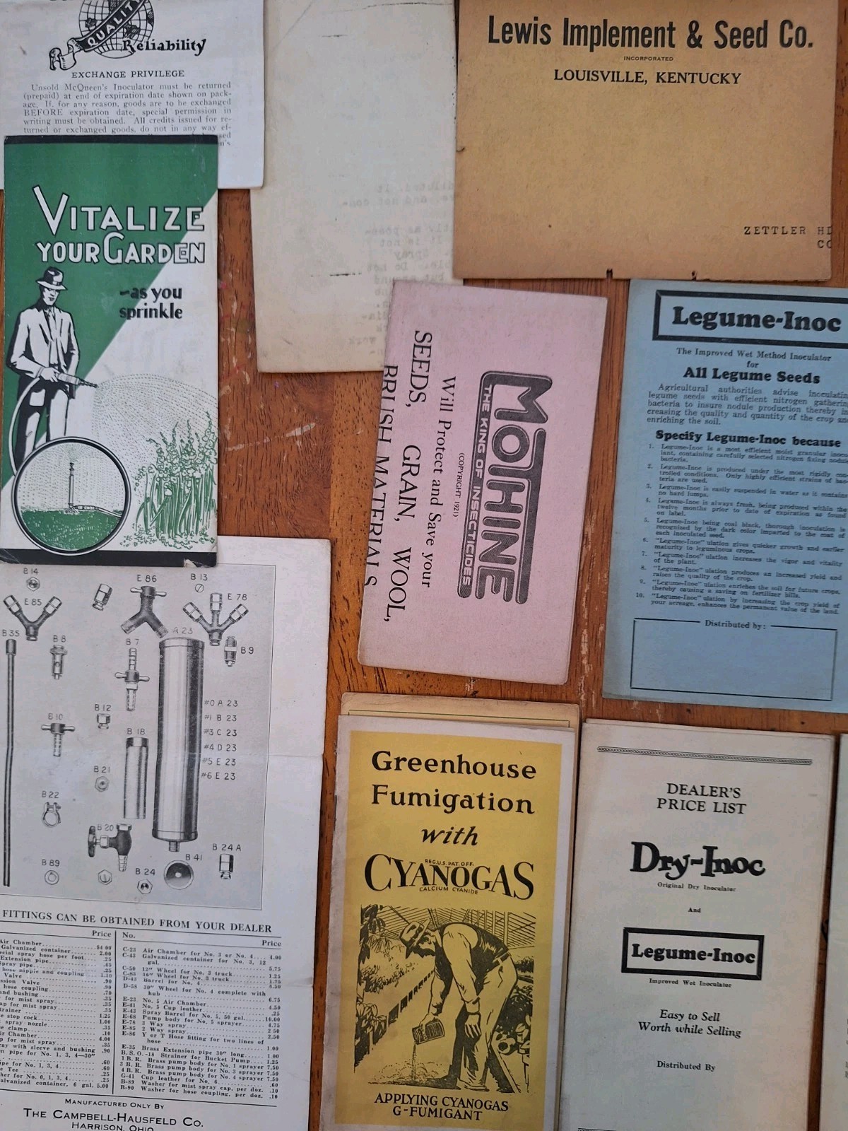 Large Lot Of Antique Agriculture Ephemera
