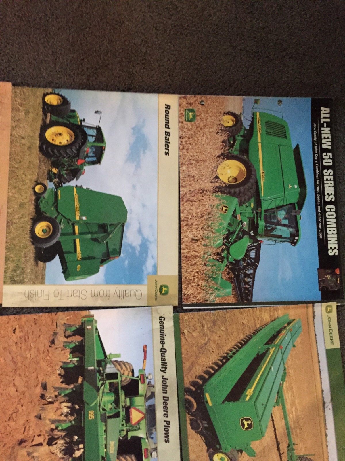 MASSIVE Lot of 20 John Deere tractor & equipment brochures Literature