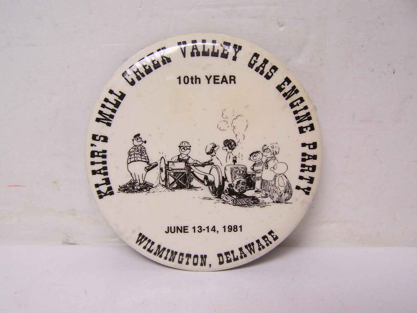 1977 78 81 KLAIR&rsquo;S MILL CENTER VALLEY HIT MISS ENGINE PARTY WILMINGTON DEL PINS