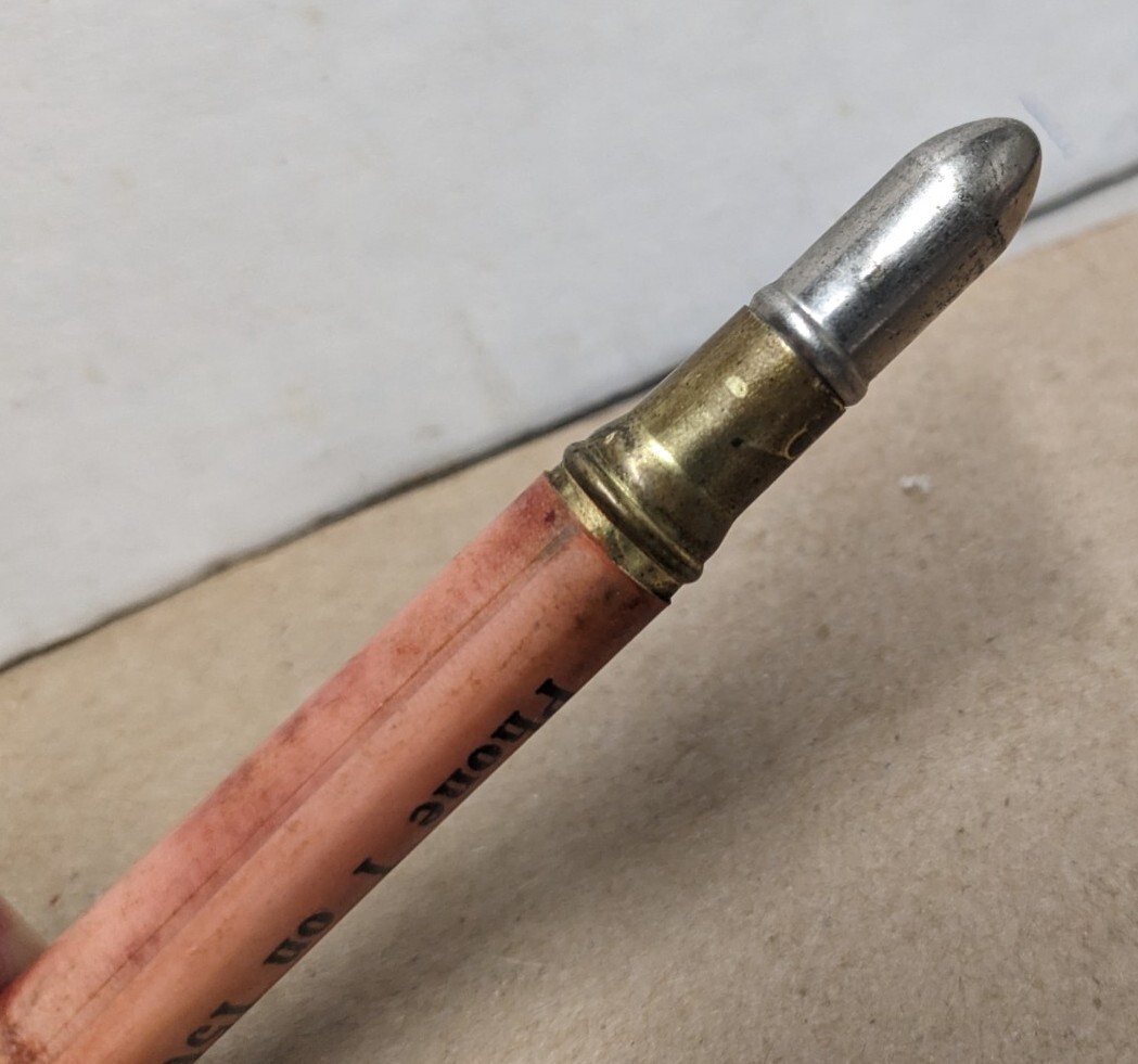 Vintage Herb&rsquo;s Hog Market Phone 1 Elkhorn Iowa Ia Bullet Pencil