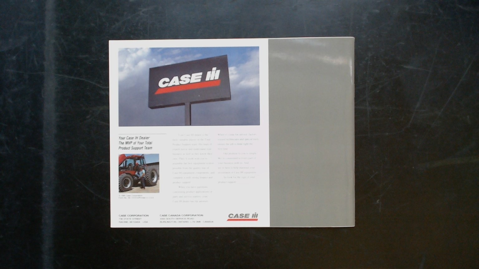 Case IH 1995 Buyer&rsquo;s Guide Agriculture Brochure Vintage Farming Tractor