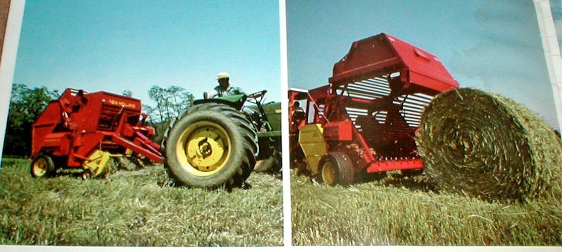 Sperry New Holland Round Baling Systems 1979 Full Color 12 Page Dealer Brochure