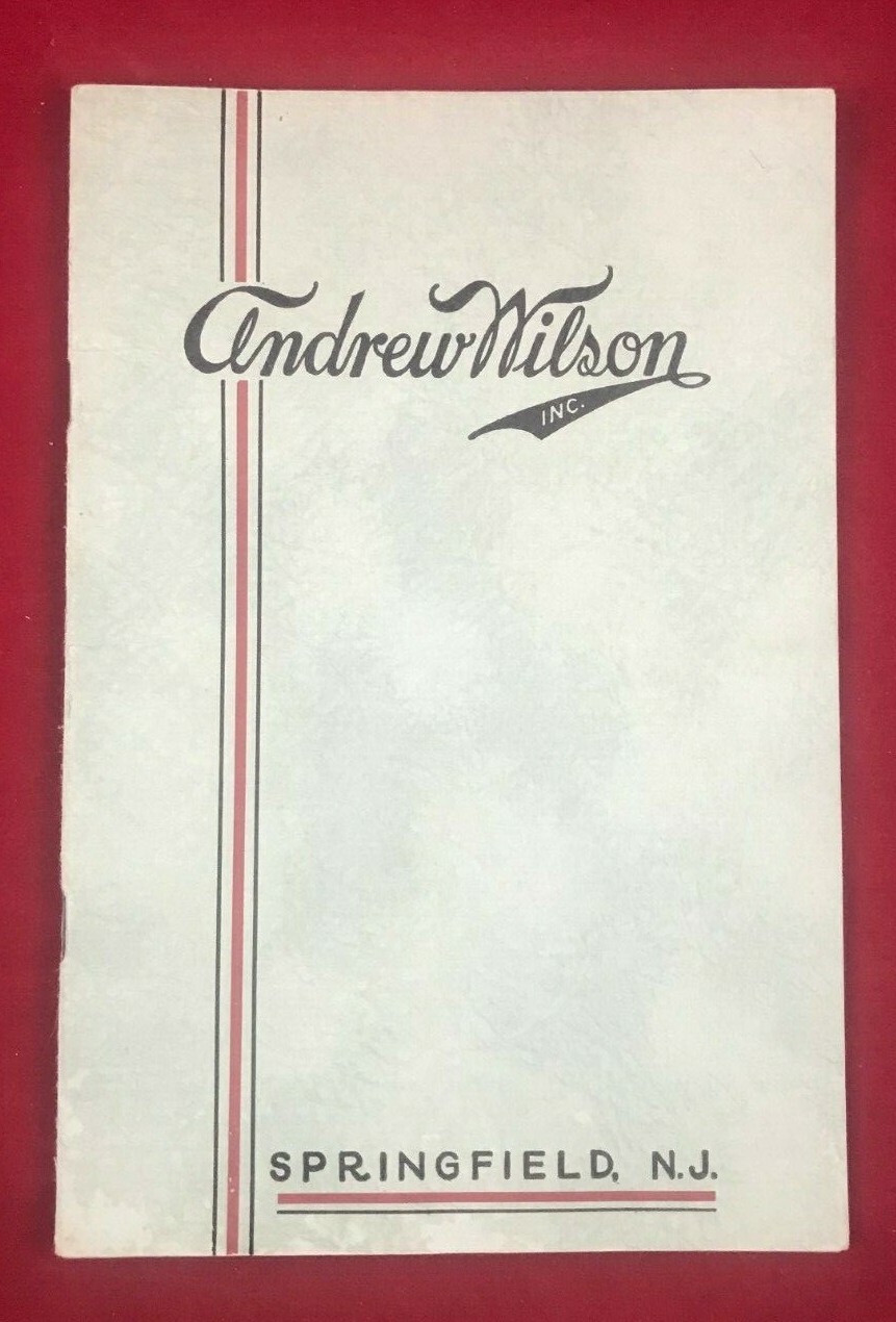 Andrew Wilson Catalog 36-37 Manufacturers of Agricultural Supplies and Equipment