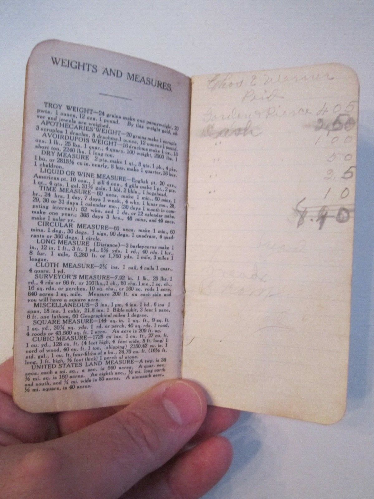 1914 NISSLEY CREAMERY COMPANY BOOKLET – NOTE PAD WITH CALENDARS – BBA-30