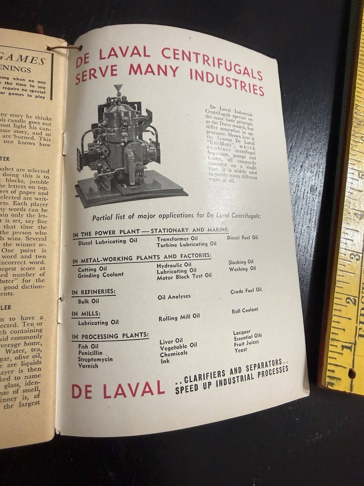 De Laval Handy Reference Yearbook 1948 Bergeron Product Station Charlotte MI
