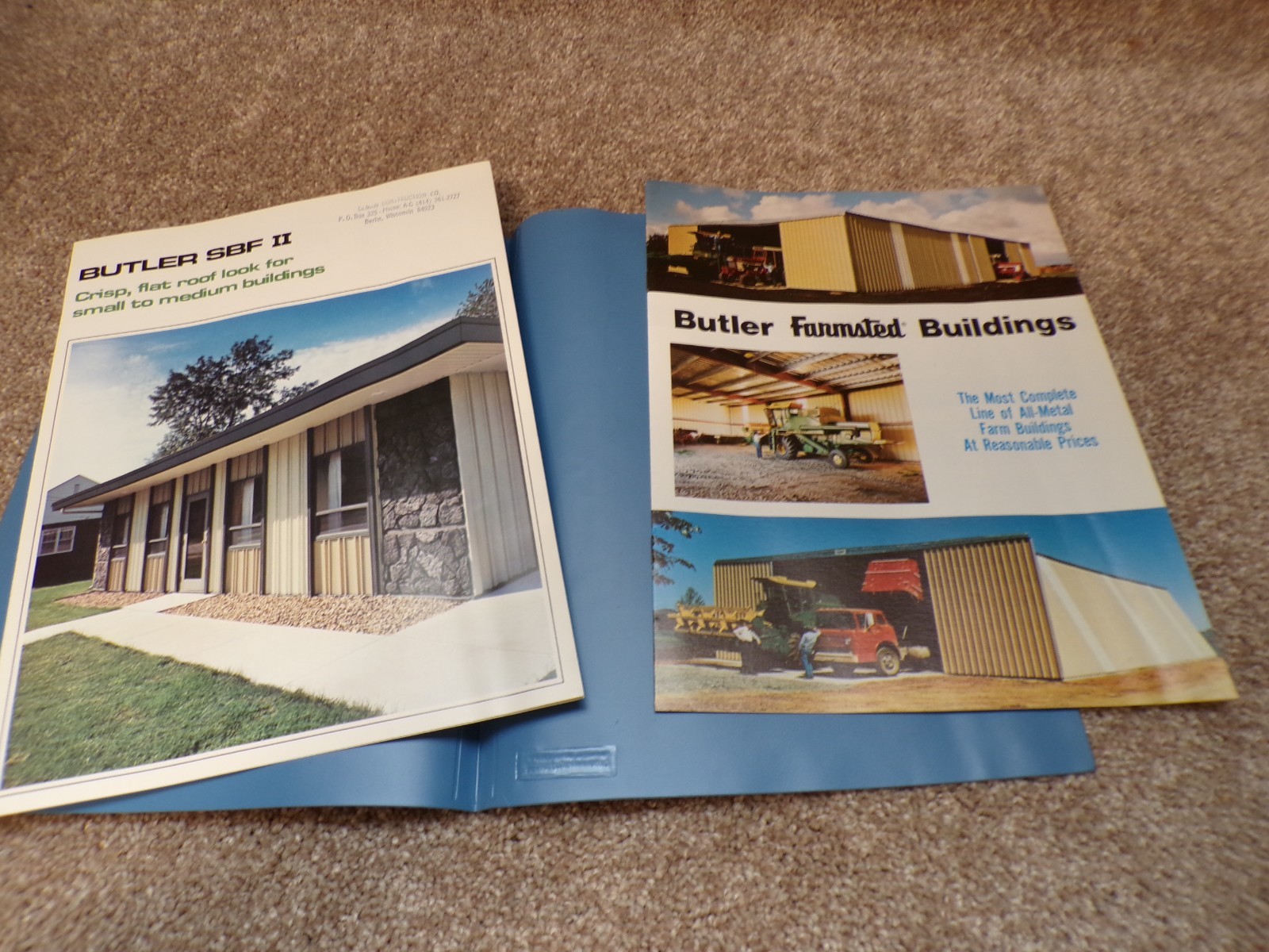 1973 & 1976 Butler SBF & Farmsted Building Brochures