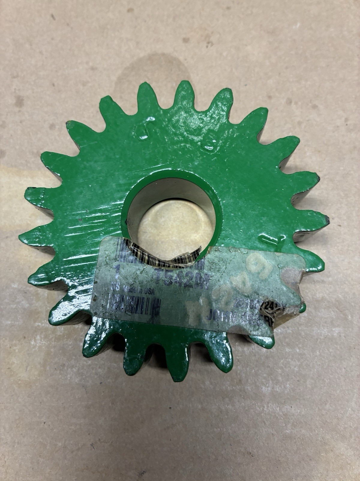 JD T542M Gear for Grain Drill. New Old Stock. Made In USA Free Shipping USA