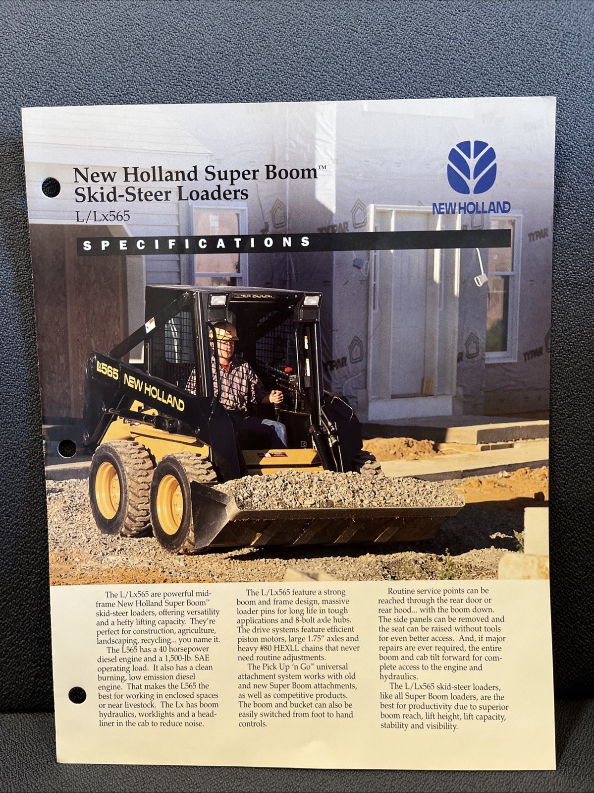 New Holland L/LX565 Sales Brochure