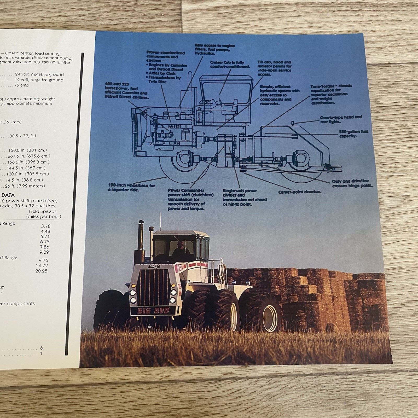 Big Bud Tractor Sales Brochure Northern Manufacturing Co.