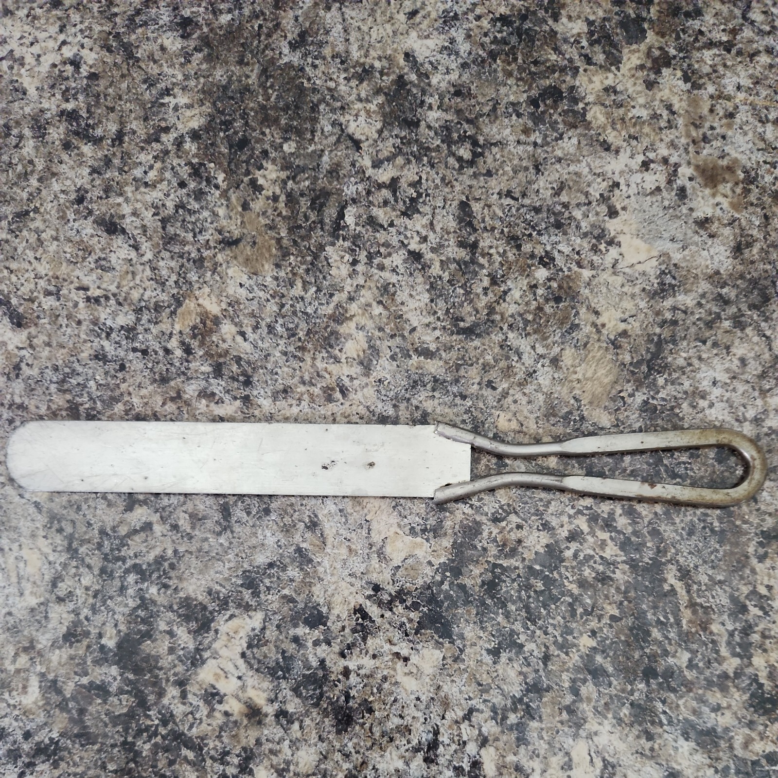 Vintage Sioux City Cooperative Dairy Metal Spatula Cake Pie Server Knife