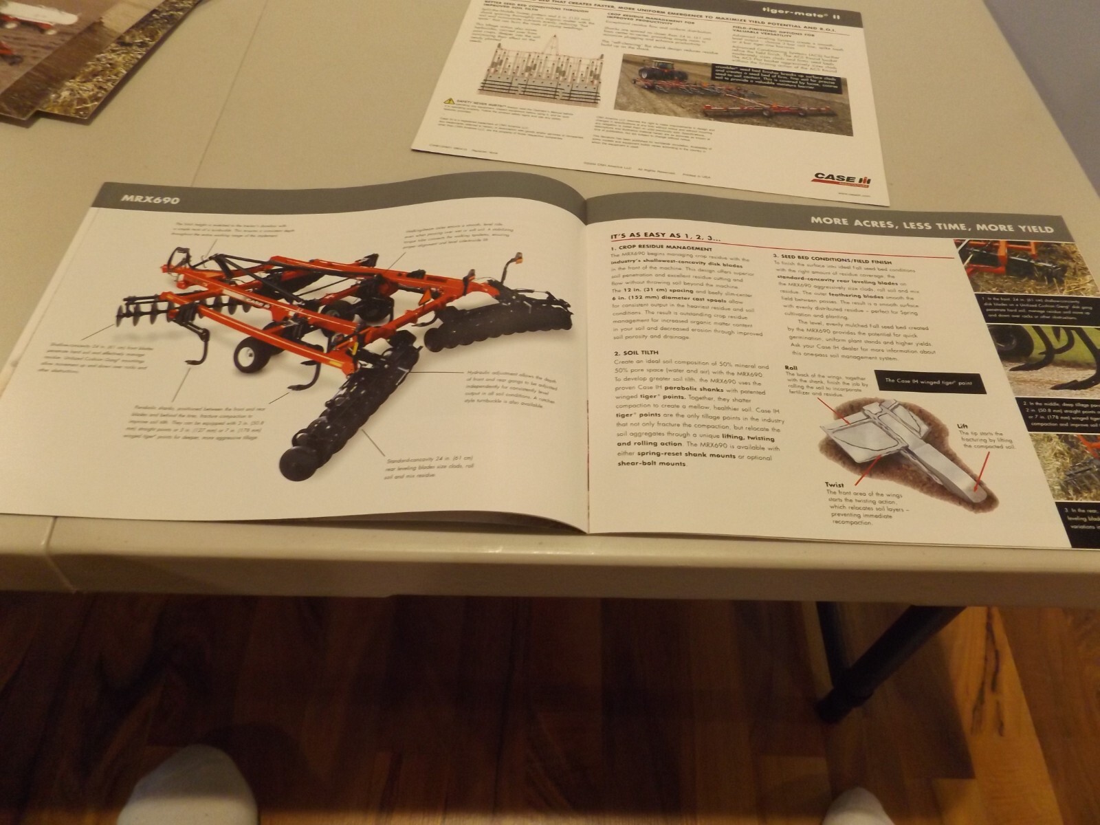 2-pc. CASE-IH TILLAGE EQUIPMENT, LIT #CIH6130303 2003-04, CIH8120401 2004