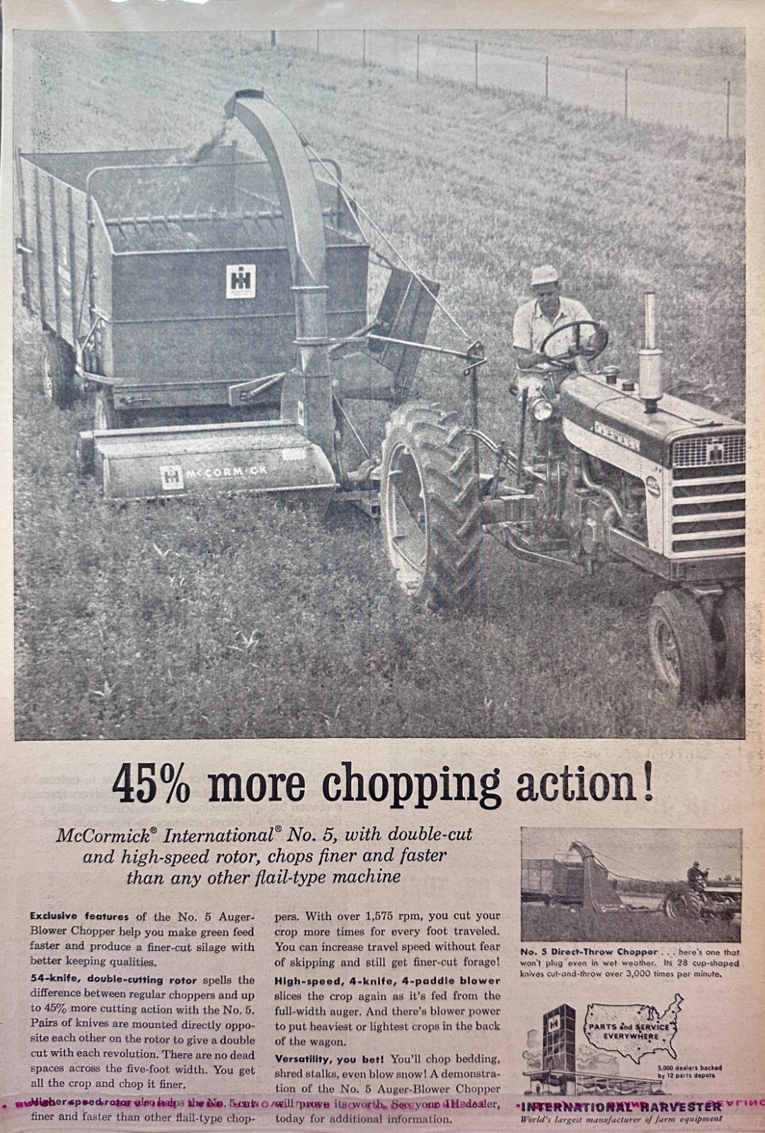 Lot of (6) McCormick International Farm Equipment Ad Early 60&rsquo;s #5090 set