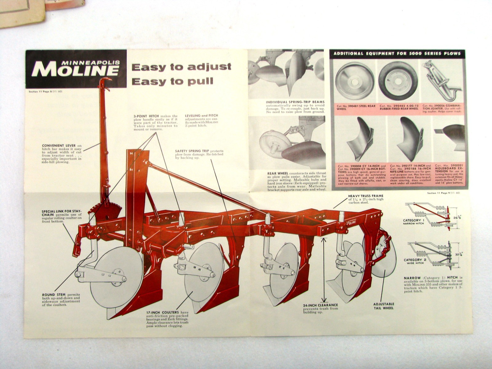 Farming Advertising Brochure Manual LOT vtg John Deere Moline Oliver New Idea ad