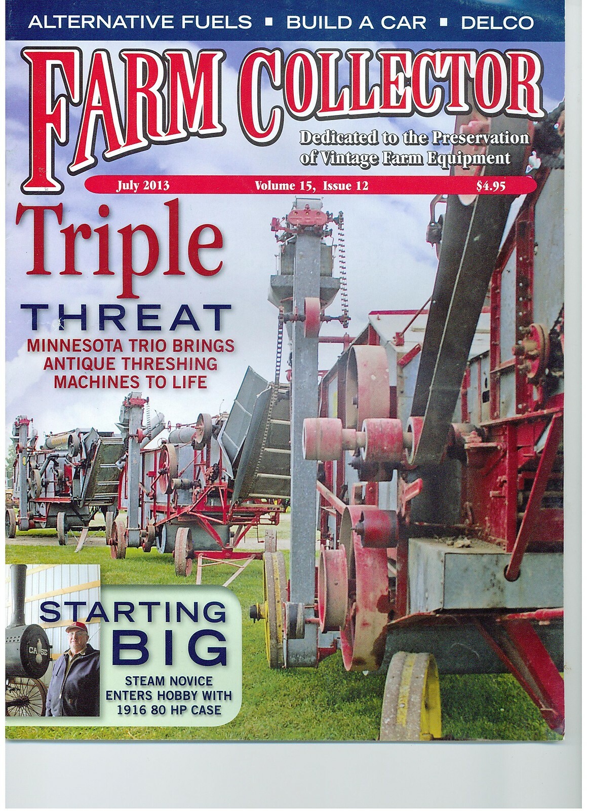 Ford Tractors during WWII, Threshing Machines, 80 HP Case, Delco Light Plant Use