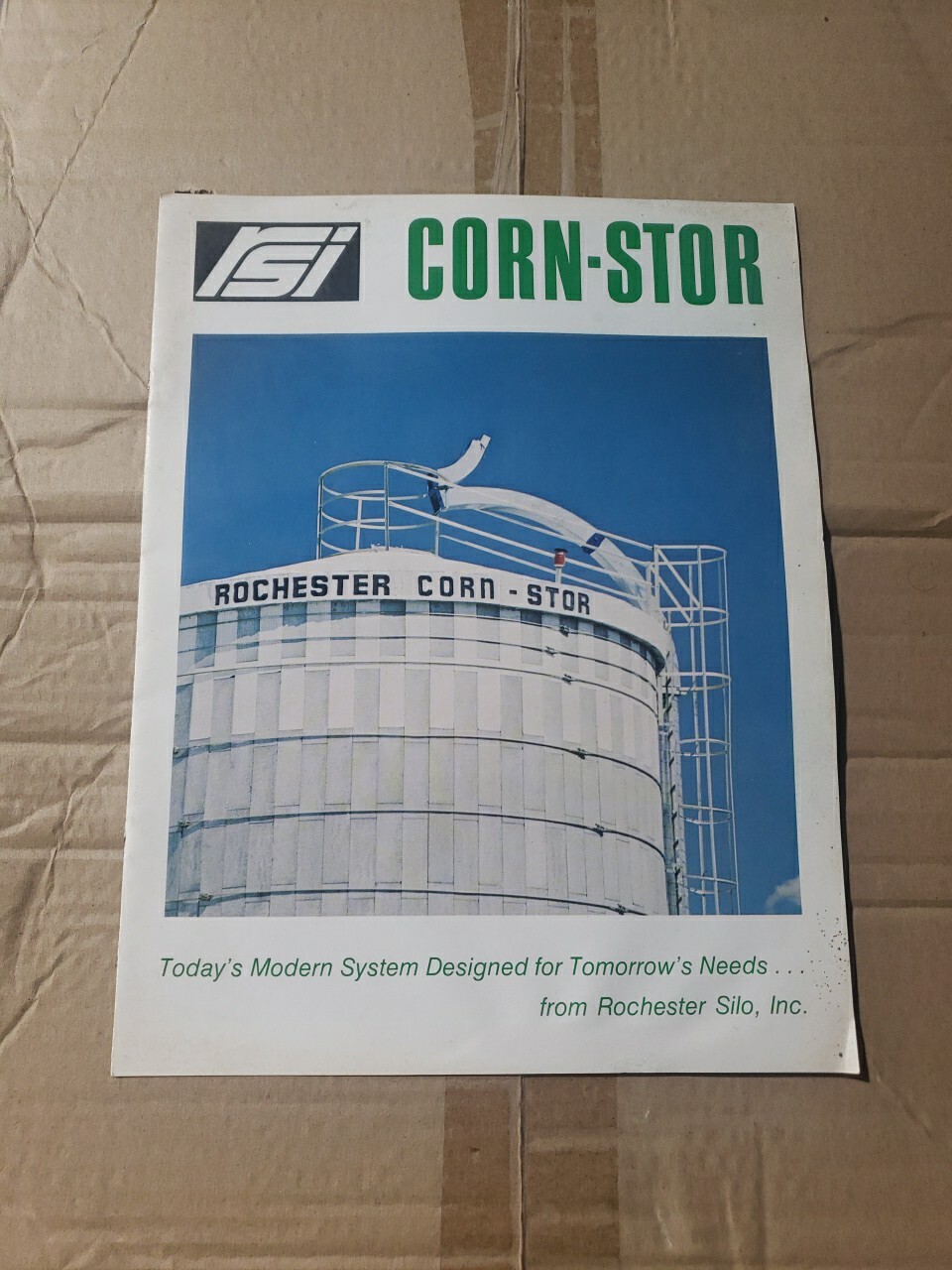 Rochester Silo Co. Farm Silo Catalog Brochure Corn Stor Vintage stave