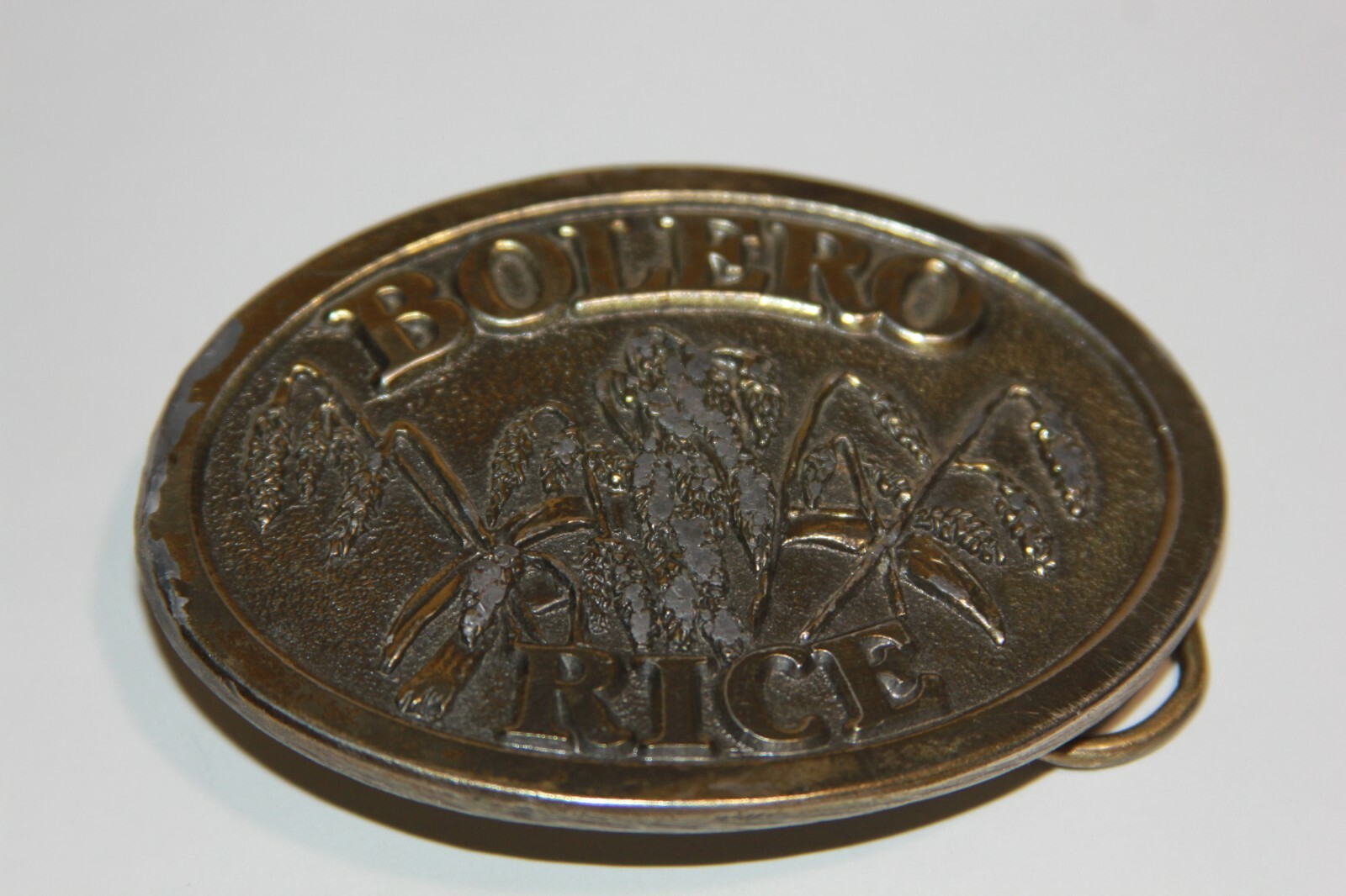 VTG Ortho Chevron Chemical Company Bolero Rice Belt Buckle
