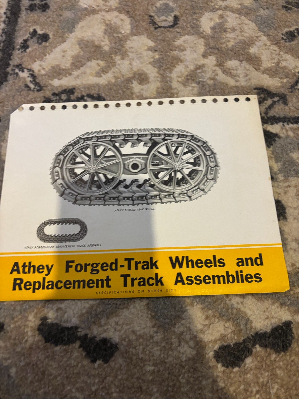 Athey Forged Trak Wheels & Replacement Track Assemblies Brochure FCCA25