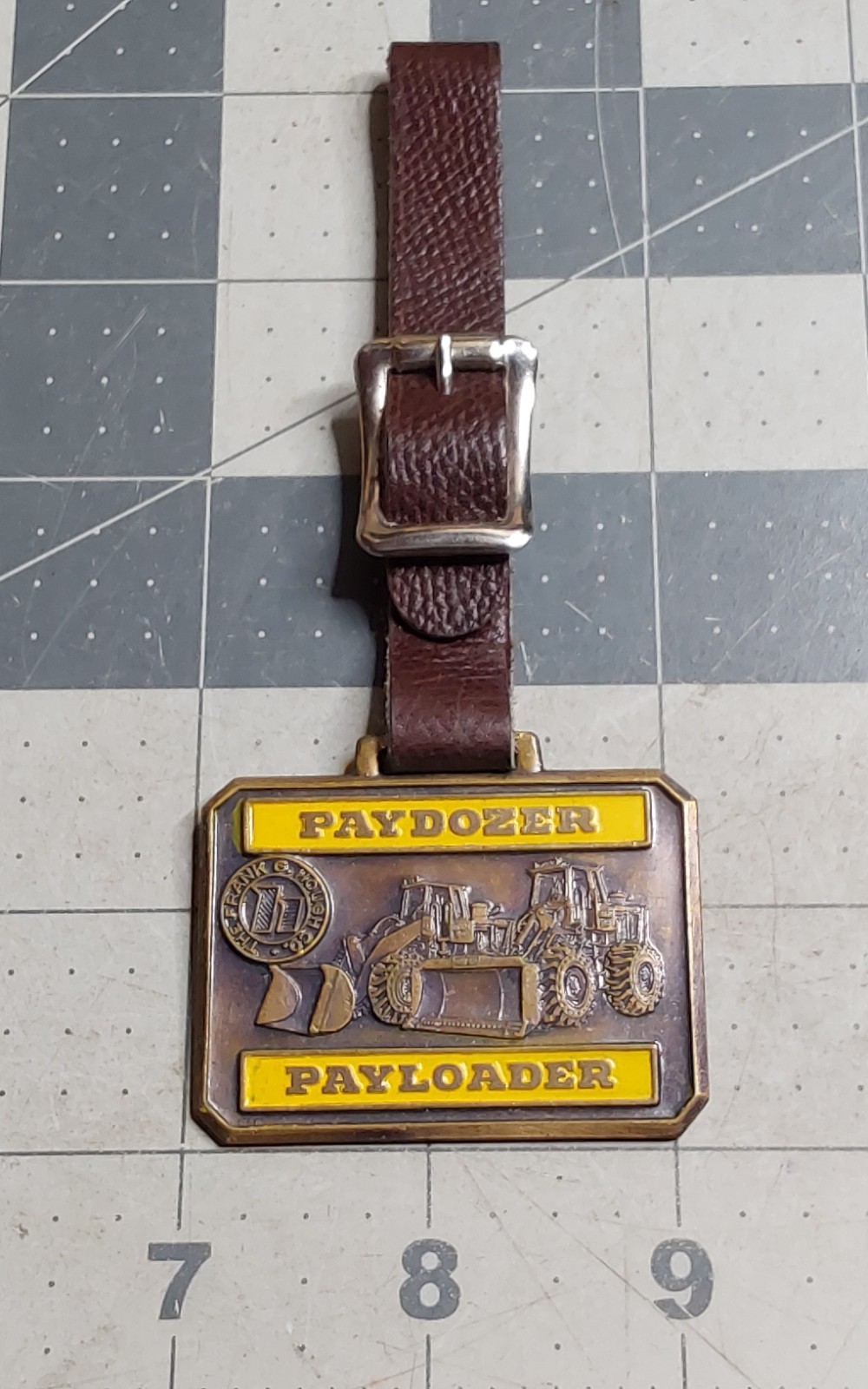 Frank G Hough Co Paydozer Payloader Watch Fob