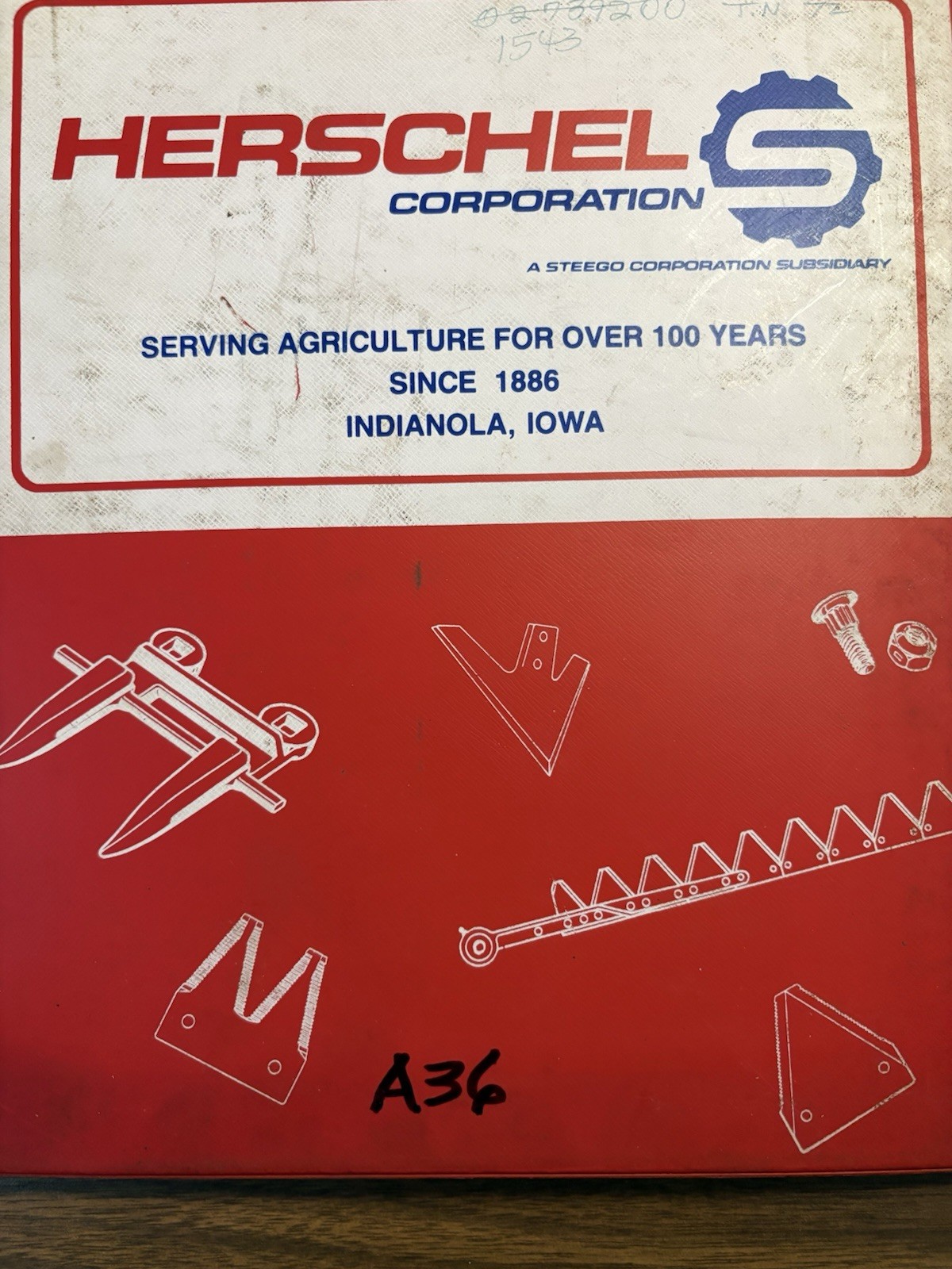 Herschel Corp. Vintage Sales Catalog Serving Agriculture Since 1886