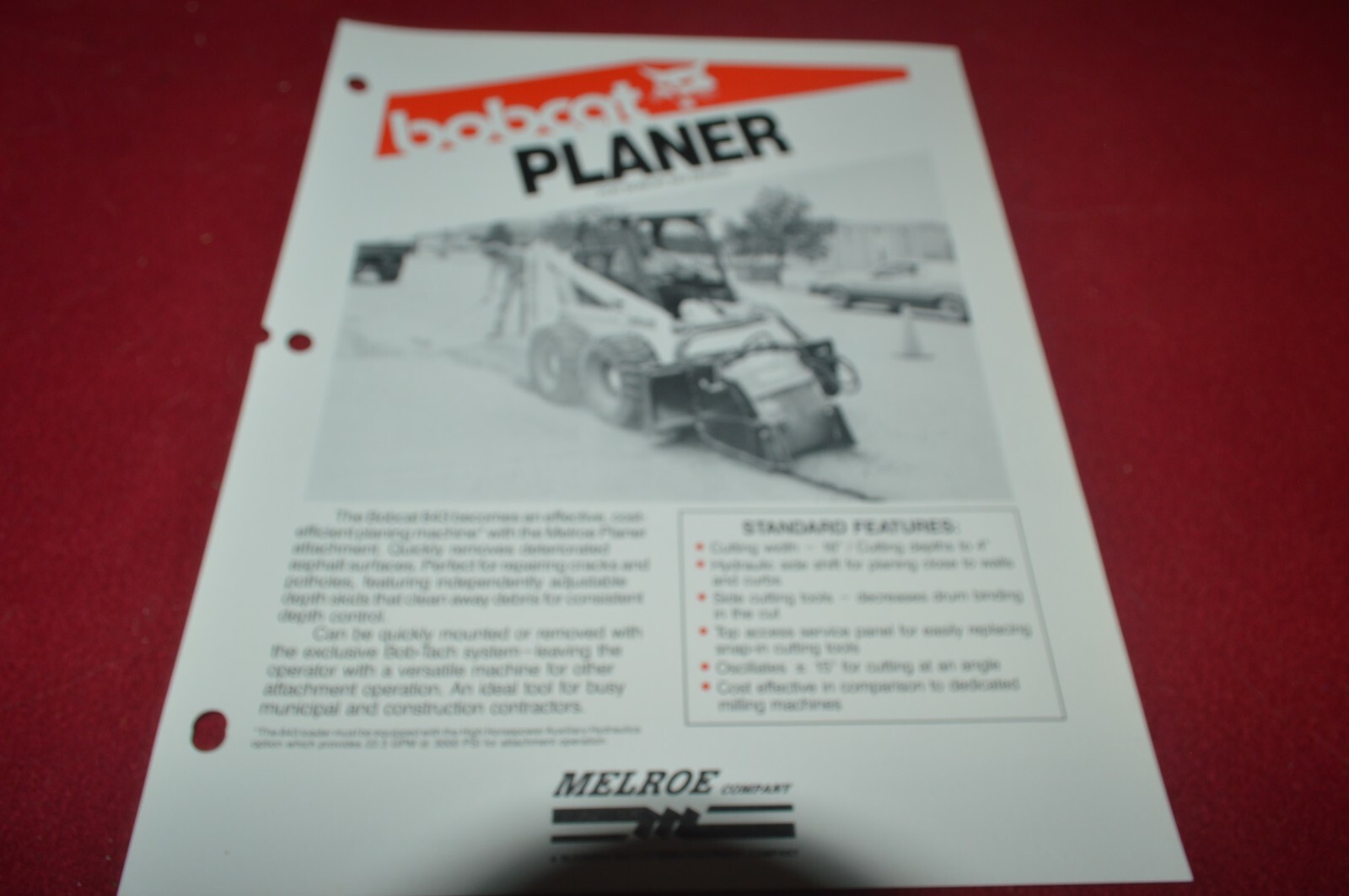 Bobcat Skid Steer Loader Combination Bucket Brochure FCCA