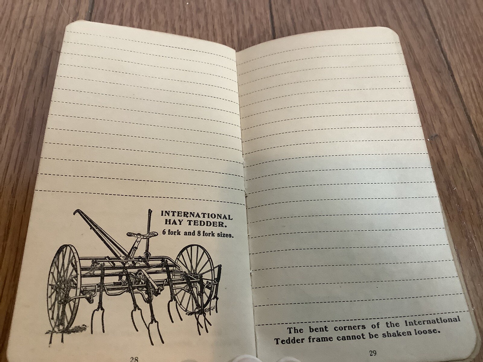 Vintage Champion Harvesters Advertising Notebook 1904
