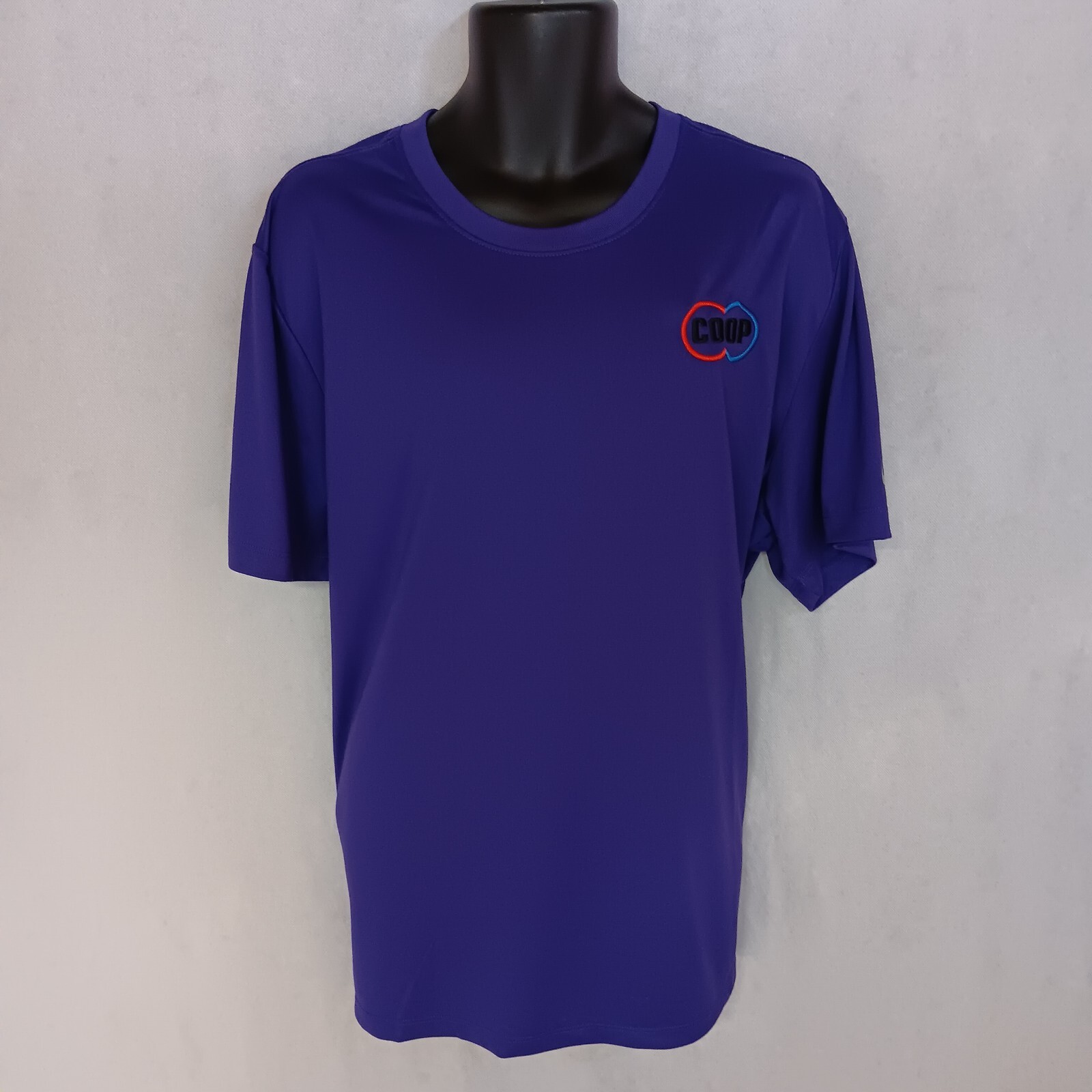 Nike Dri-Fit T-Shirt Men&rsquo;s 2XL Purple Coop Logo Farm Ag Gas
