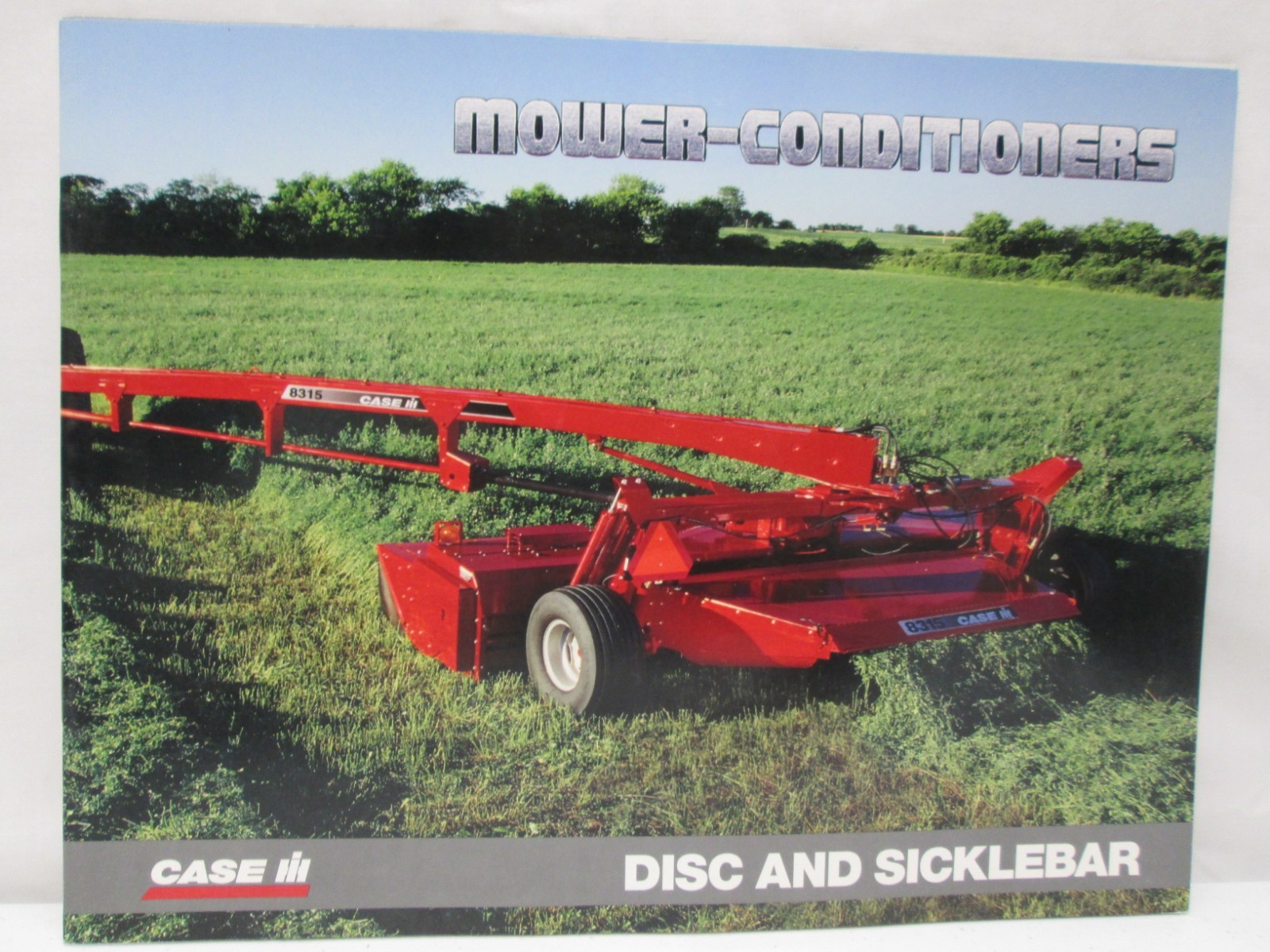 1995 Case Mower Conditioners Disc and Sicklebar Brochure Specifications Farming
