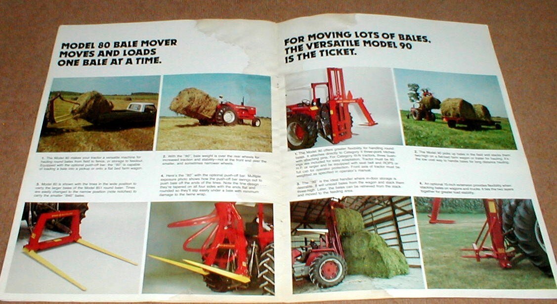 Sperry New Holland Round Baling Systems 1979 Full Color 12 Page Dealer Brochure
