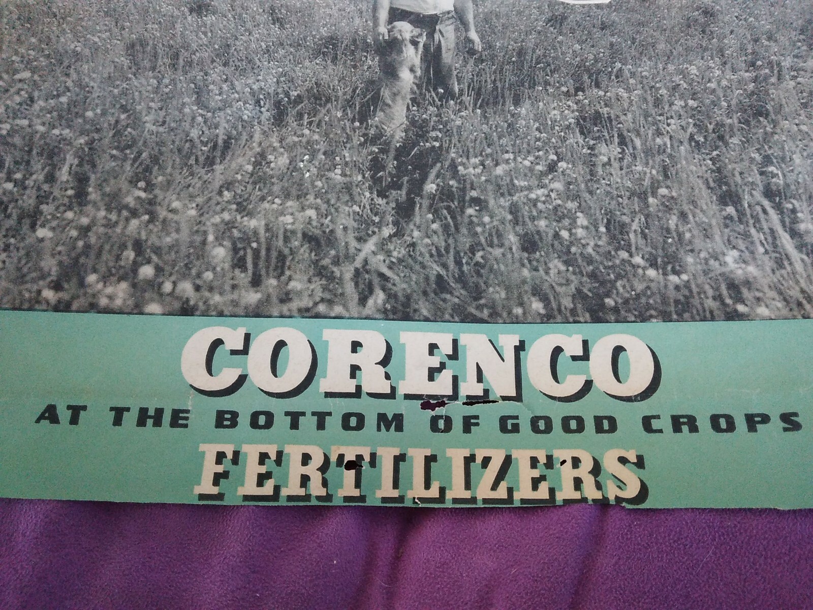 Vtg CORENCO FERTILIZERS Paper advertising Crops Hilton Marcy Vermont 1920&rsquo;s B2