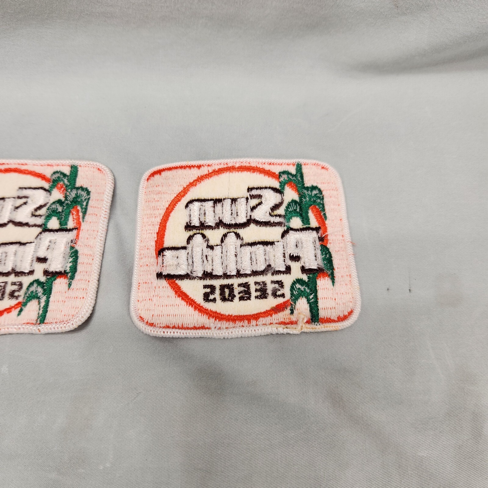 Sun Prairie Seeds Embroidered Patch – NOS – Vintage – Unused – 1970s Lot Of 2