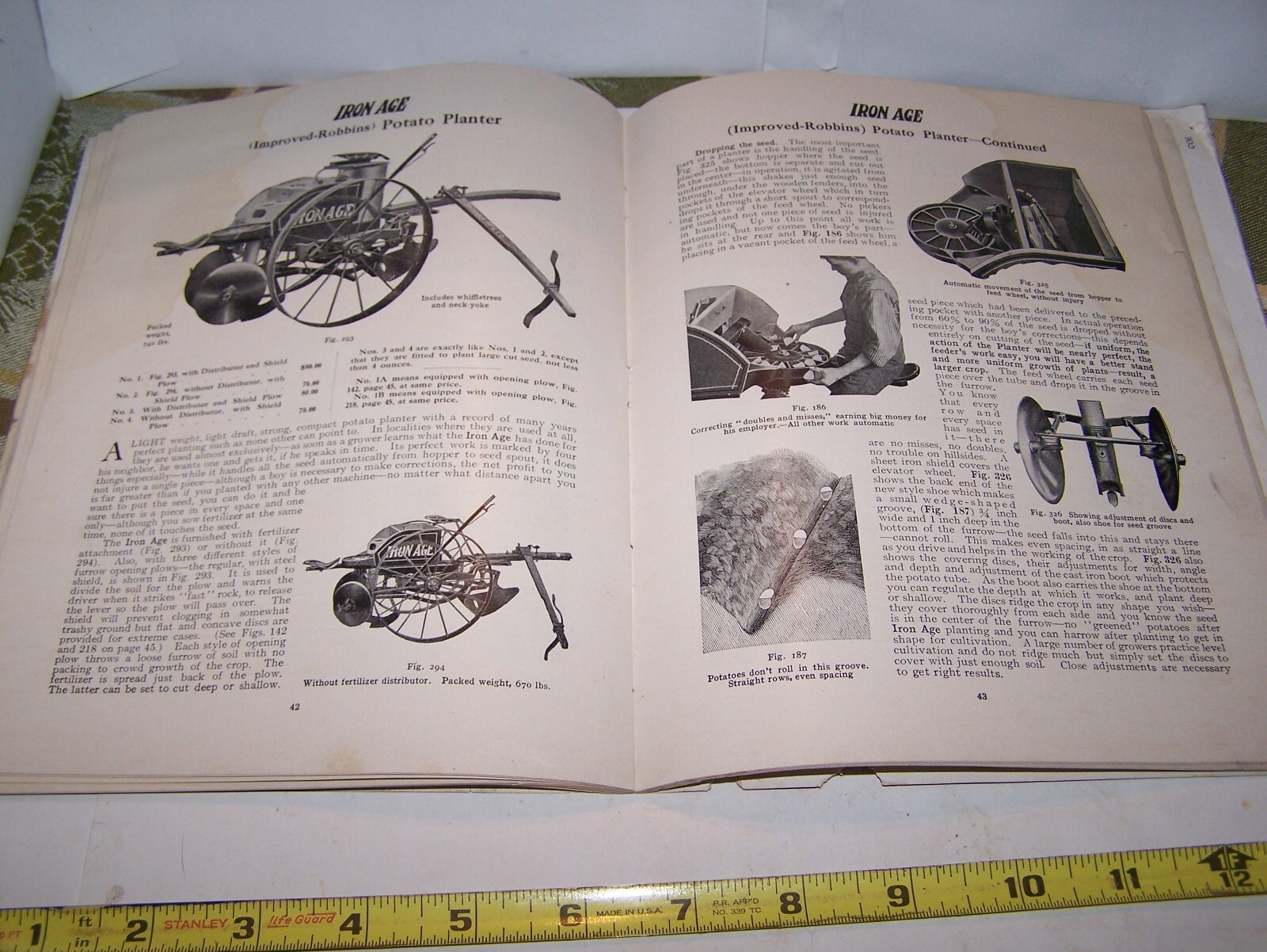 IRON AGE 1910 Full Line Sales Catalog Cultivator Plow Planter Farm Garden NICE!