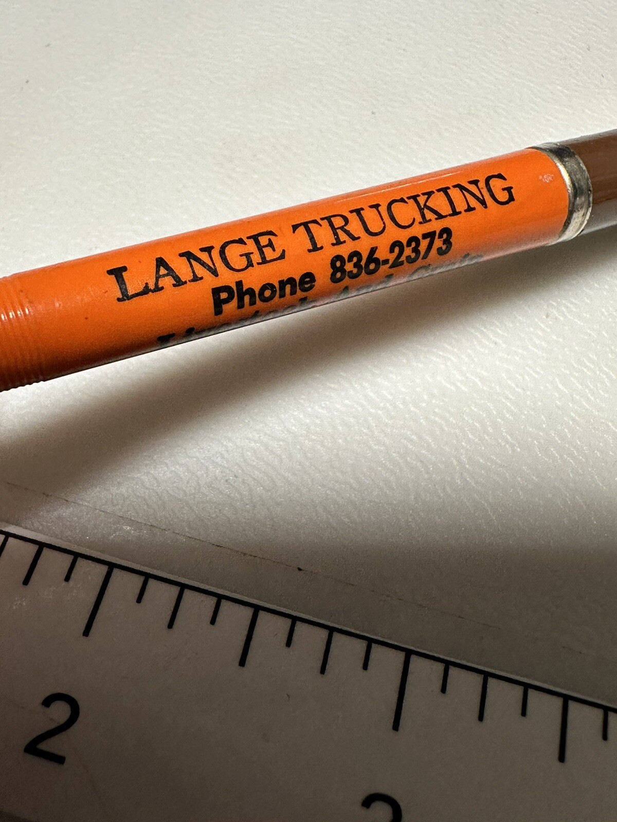 Vintage Callaway Nebraska Lange Trucking Livestock Grain Farming Ag Hauling Pen