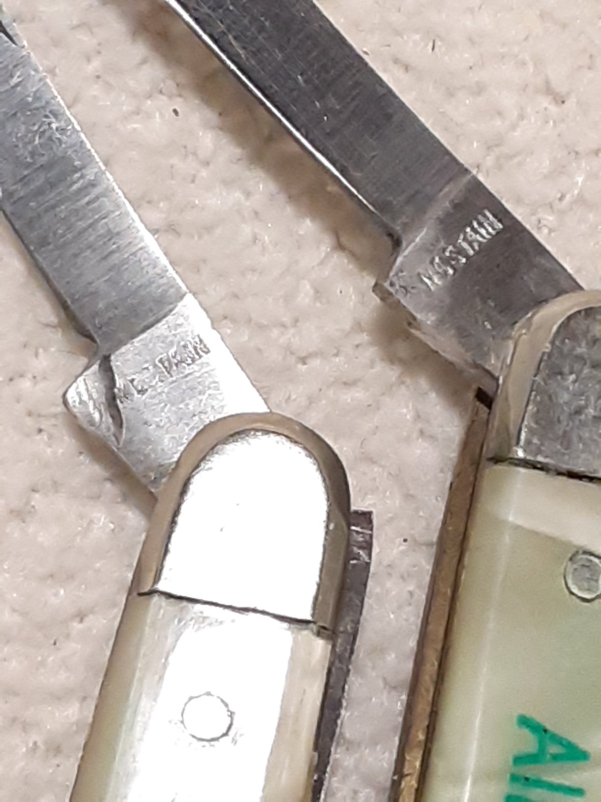 VINTAGE MURCOTT GERMANY ADVERTISING POCKET KNIFE MILLER FERTILIZER CORP BALTO MD