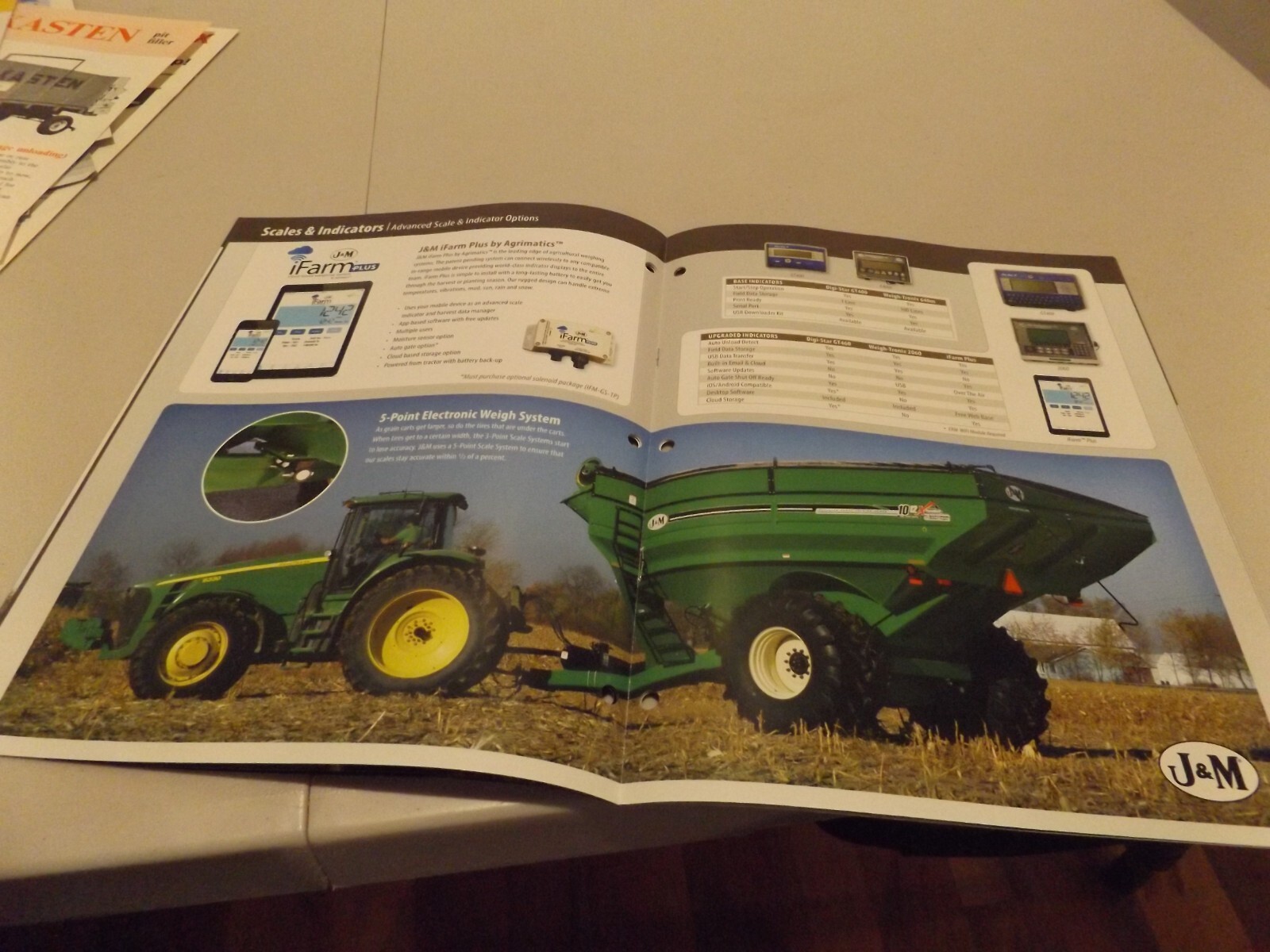 J & M 12 & 22 SERIES X-TENDING REACH GRAIN CARTS,