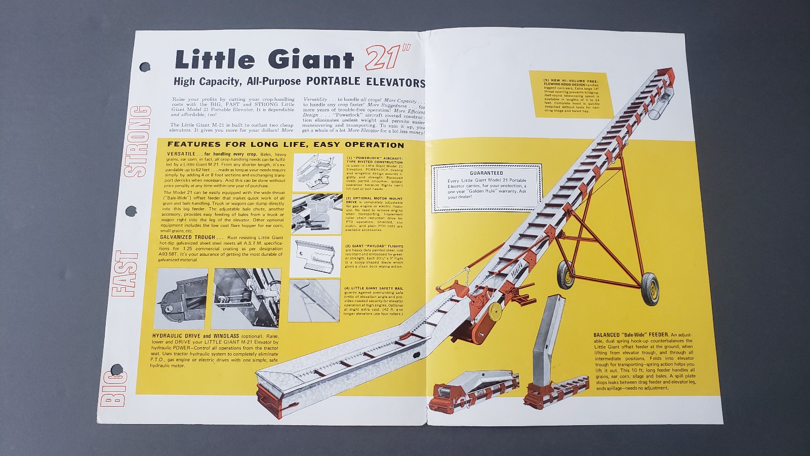 vtg LOT Farming Brochures Cockshutt Cobey Stan-hoist Owatonna Ferguson Tractor