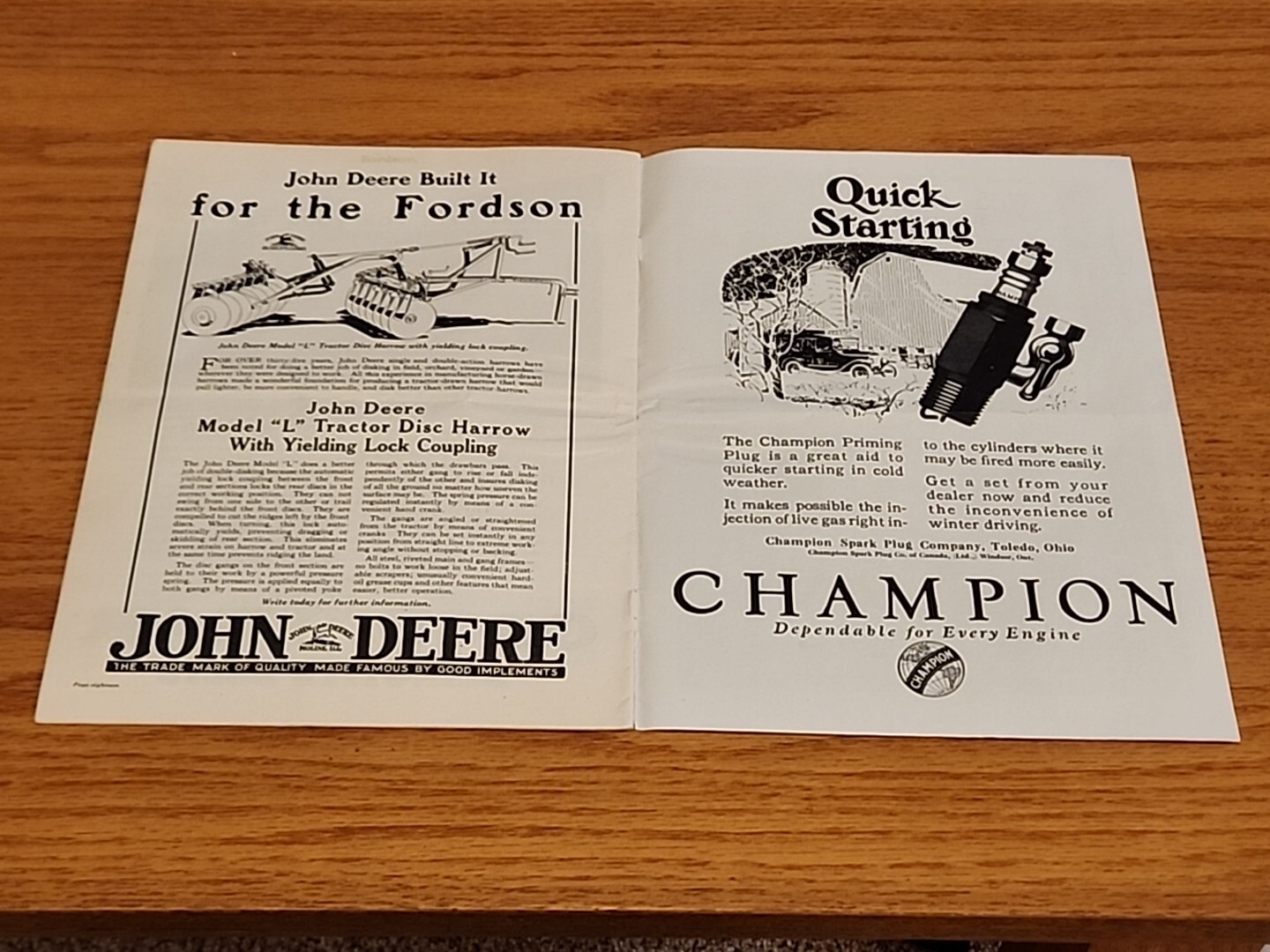 The Fordson Magazine December 1923 Vintage Original