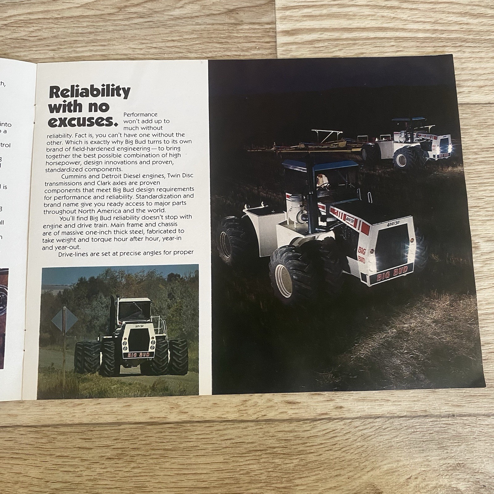Big Bud Tractor Sales Brochure Northern Manufacturing Co.