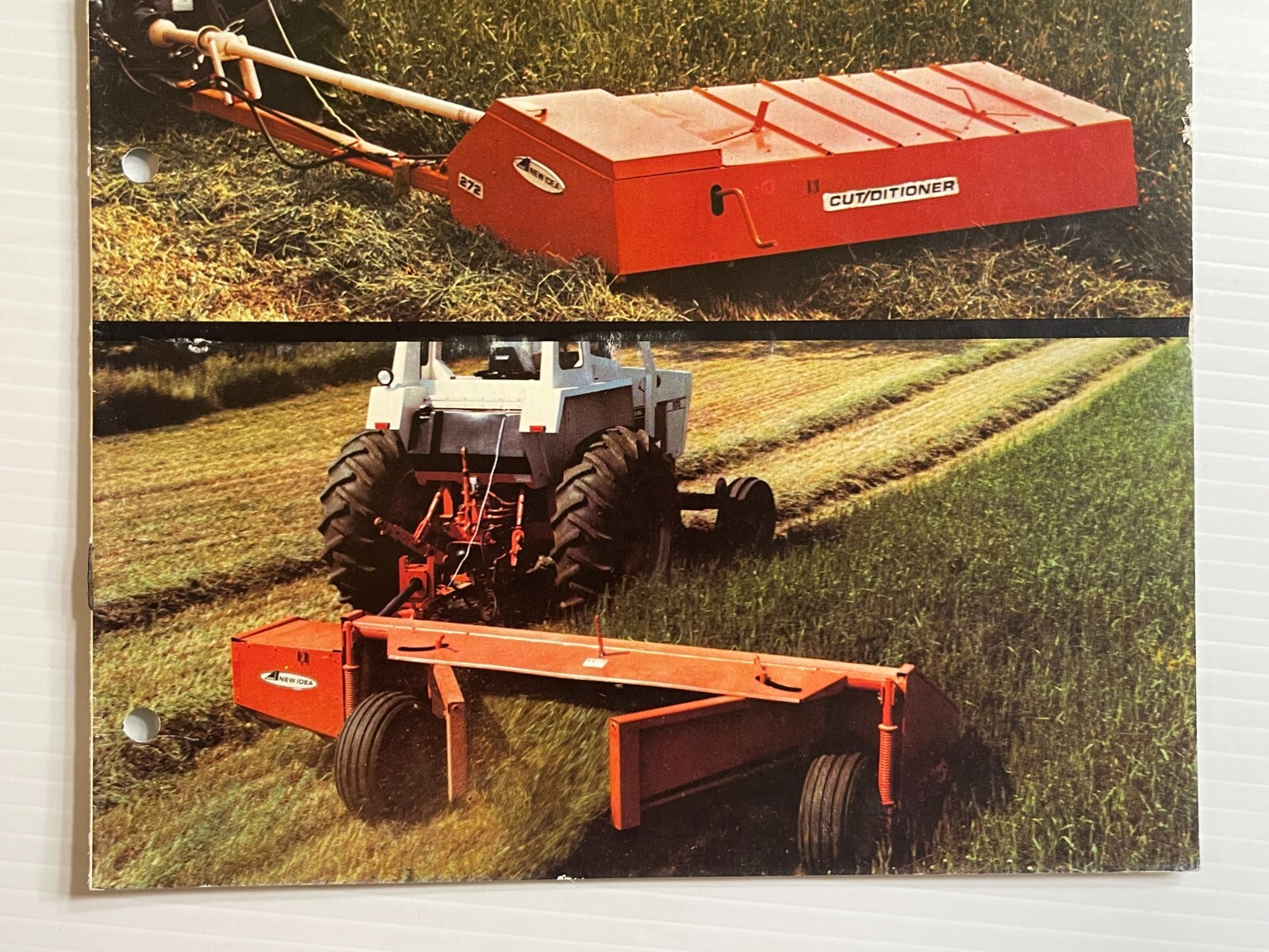 New Idea – Cut / Ditioners Sales Brochure (Original Brochure) *1970s*